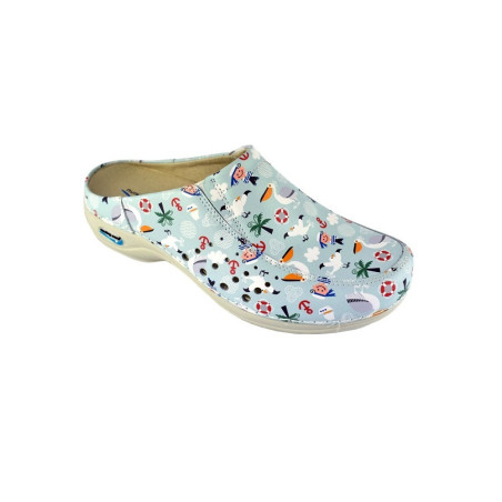 Orvosi ortopéd klumpa valódi bőr, Nursingcare Wash'Go Berlin Marine