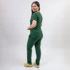Lotus Flex orvosi egyenruha – stretch, vadászzöld, TS-NP10/TS-SP3 | Egészségügyi munkaruha