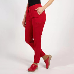 Lotus Flex orvosi nadrág, rugalmas, húzózsinórral, piros, TS-SP3 – Nursing Care Magyarország