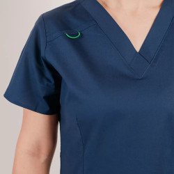 Lotus Flex orvosi ruha, rugalmas, sötétkék, CVC-NP1 CVC-SP2