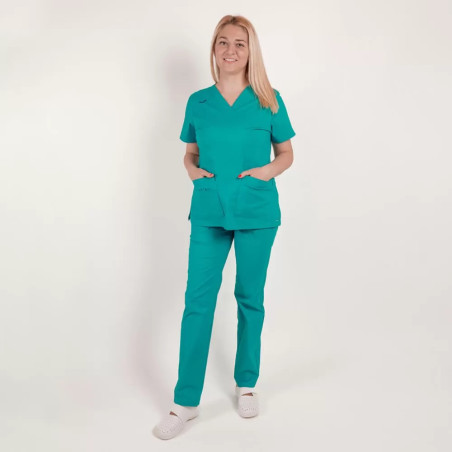 Lotus Flex orvosi ruha, rugalmas, kék, CVC-NP1 CVC-SP2